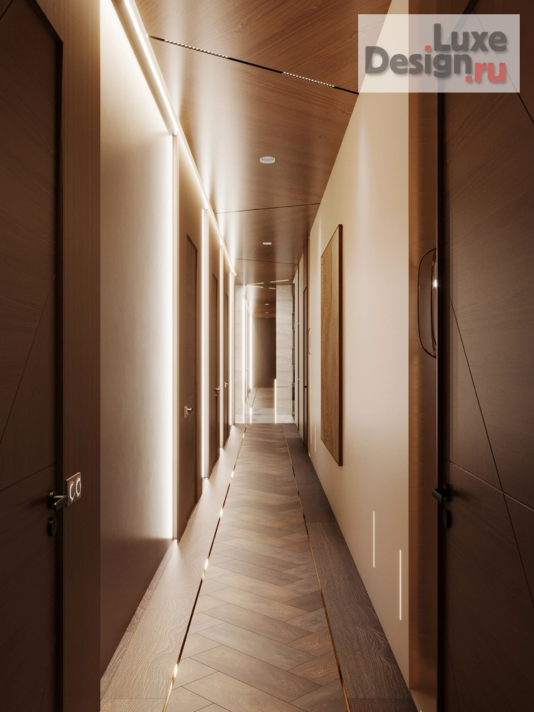 Дизайн интерьера четырехкомнатной квартиры "ЖК ВОРОБЬЕВЫЕ ГОРЫ" (фото 10)