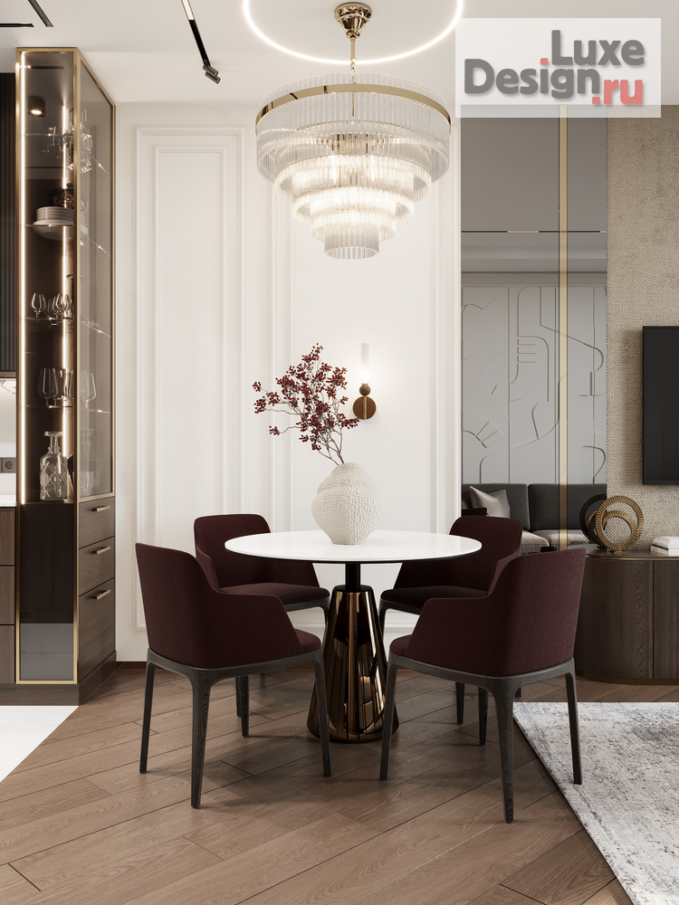 Дизайн интерьера трехкомнатной квартиры "ЖК Прайм Парк" (фото 3)