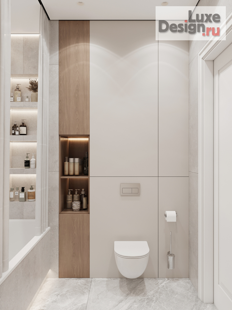 Дизайн интерьера двухкомнатной квартиры "ЖК Настоящее" (фото 9)