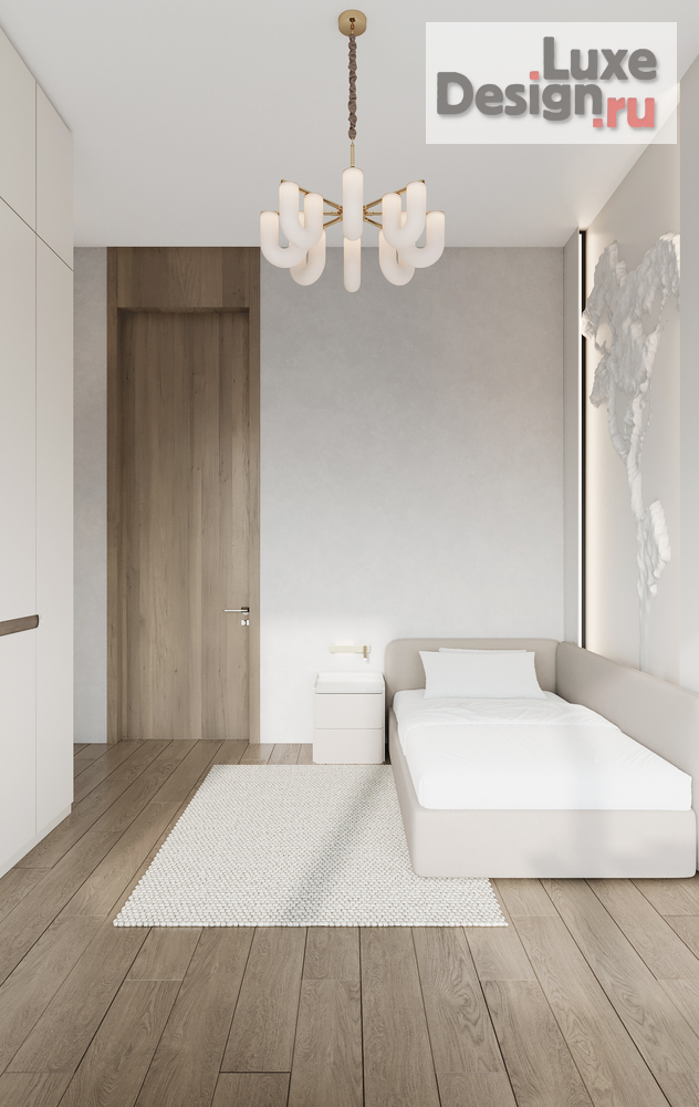 Дизайн интерьера четырехкомнатной квартиры "ЖК РЕКА 2" (фото 15)