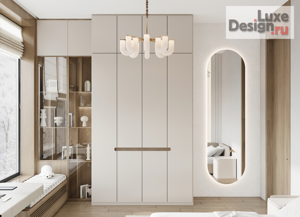 Дизайн интерьера четырехкомнатной квартиры "ЖК РЕКА 2" (фото 16)