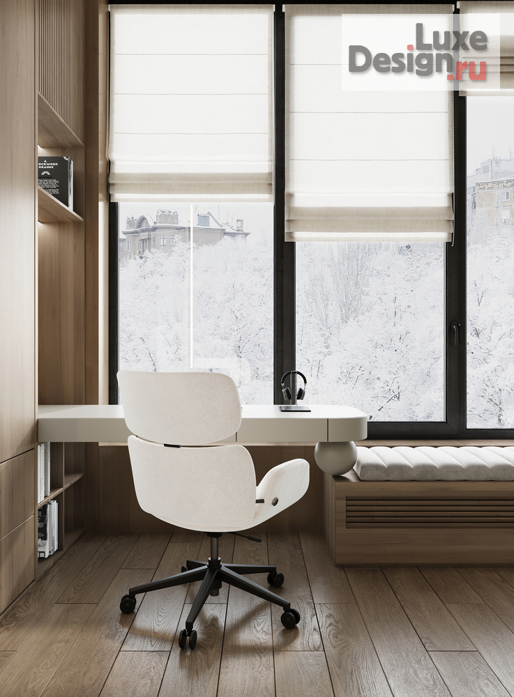 Дизайн интерьера четырехкомнатной квартиры "ЖК РЕКА 2" (фото 18)