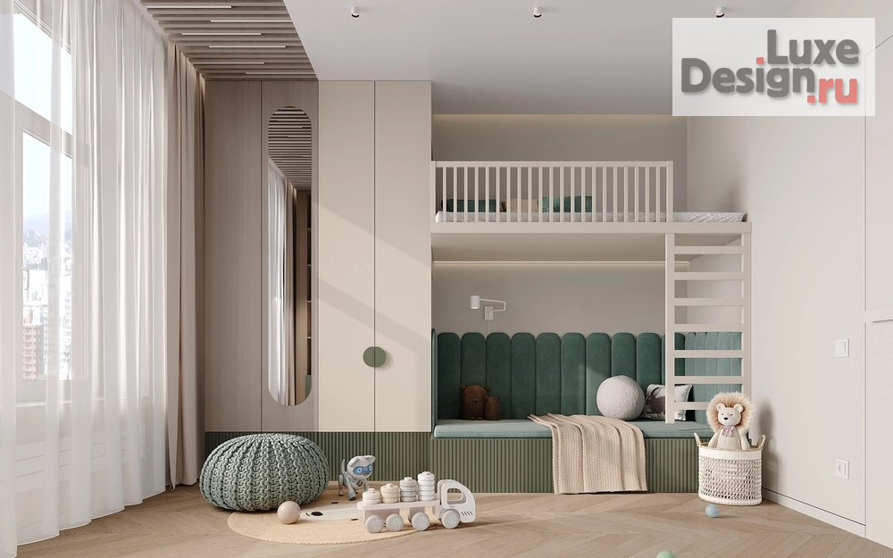 Дизайн интерьера трехкомнатной квартиры "Modern interior in the West Garden residential complex" (фото 13)