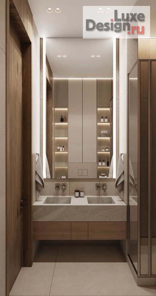 Дизайн интерьера четырехкомнатной квартиры "ЖК РЕКА 2" (фото 26)