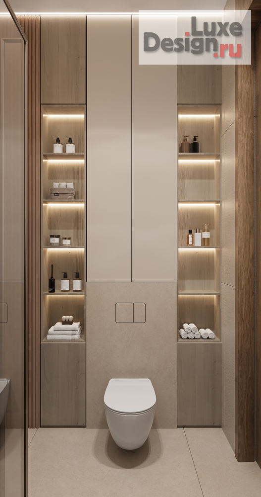 Дизайн интерьера четырехкомнатной квартиры "ЖК РЕКА 2" (фото 27)