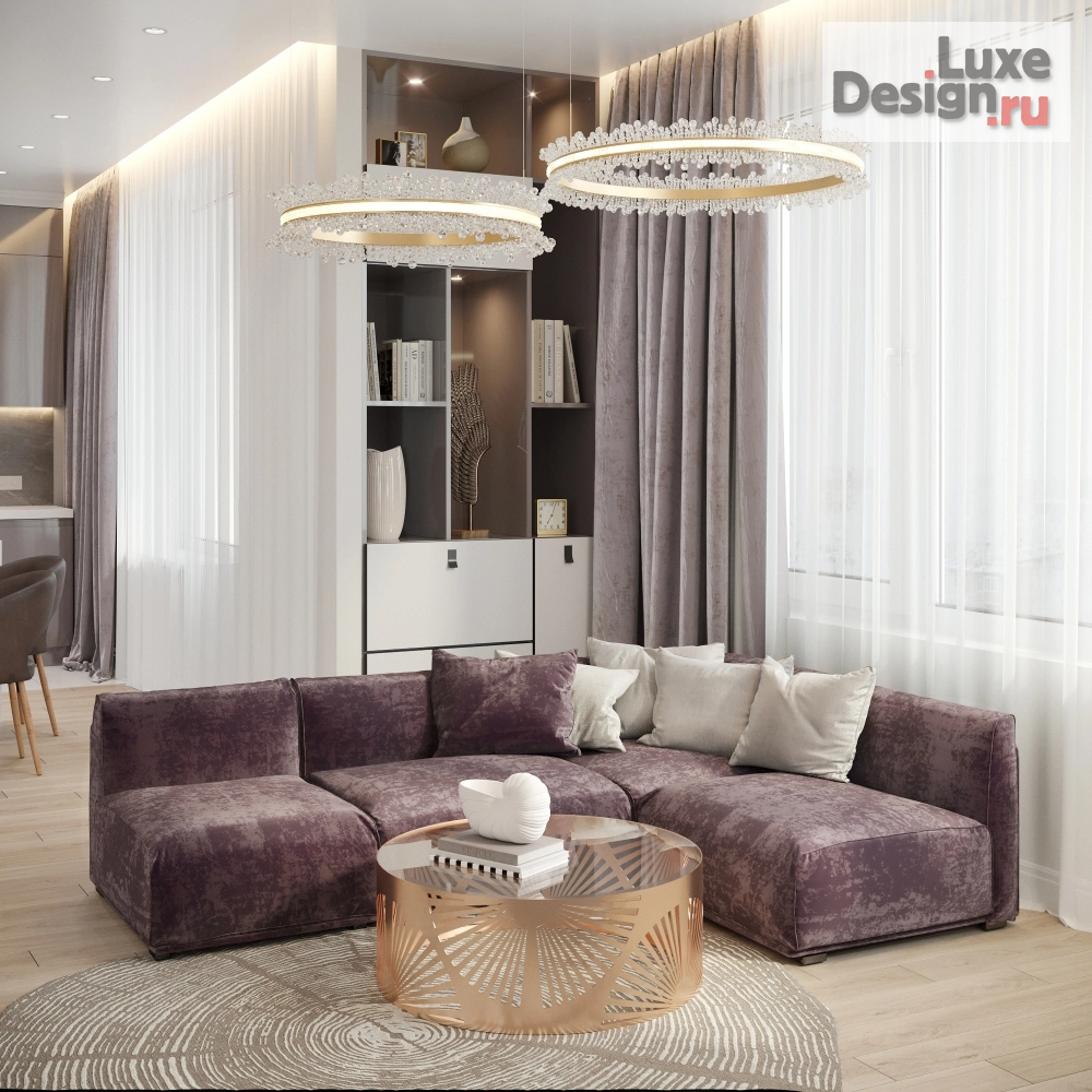 Дизайн интерьера квартиры "ЖК Символ " (фото 2)