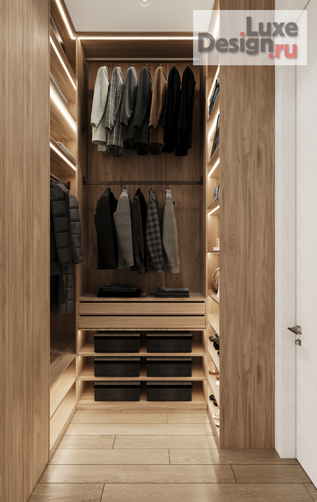 Дизайн интерьера четырехкомнатной квартиры "ЖК РЕКА 2" (фото 10)