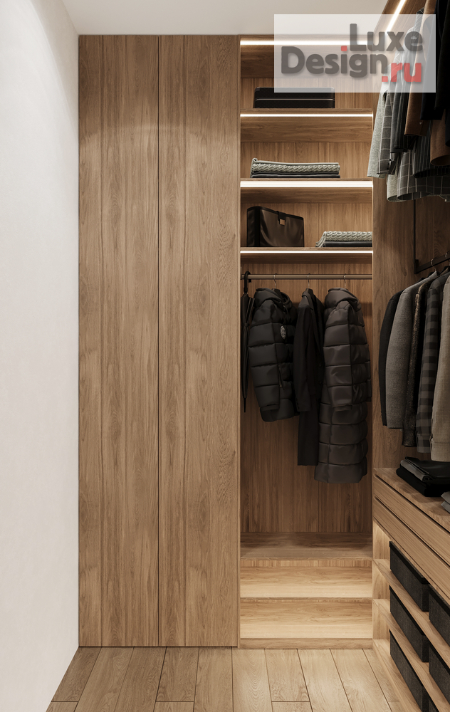 Дизайн интерьера четырехкомнатной квартиры "ЖК РЕКА 2" (фото 11)