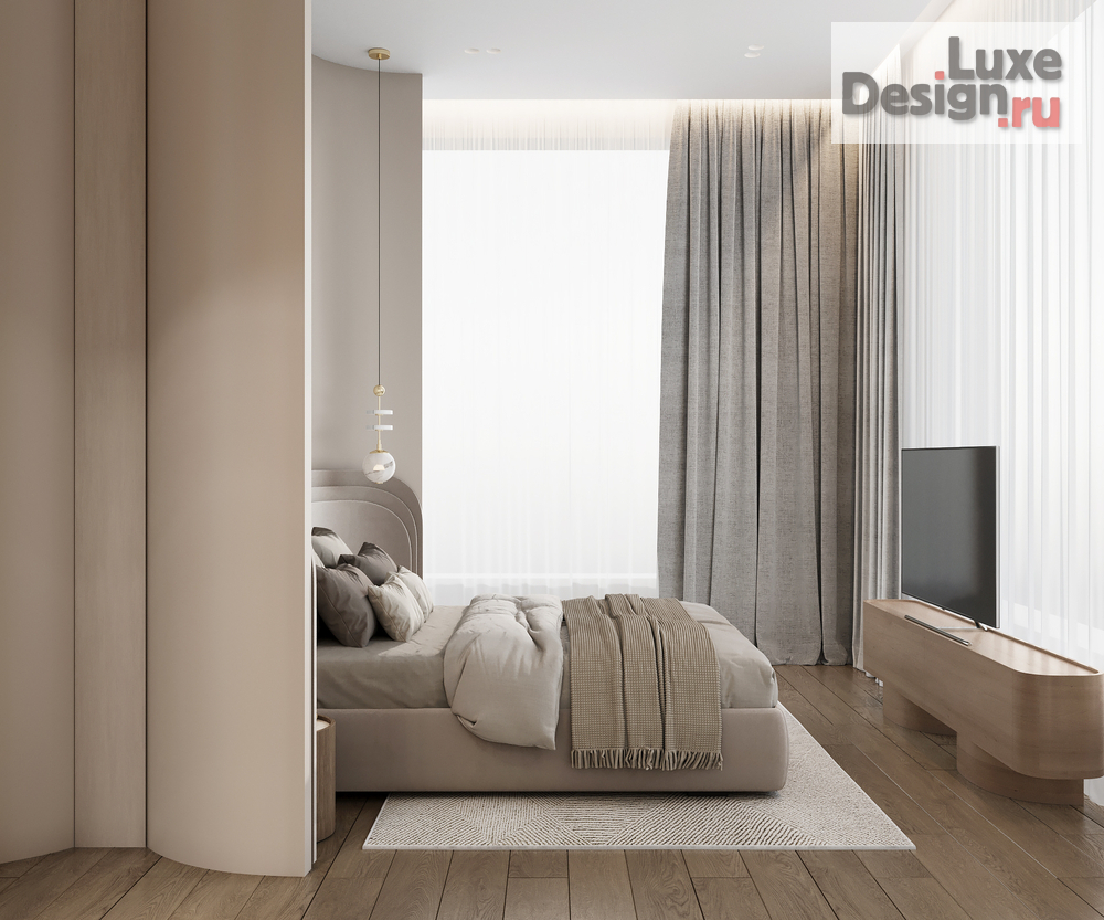 Дизайн интерьера четырехкомнатной квартиры "ЖК РЕКА 2" (фото 46)