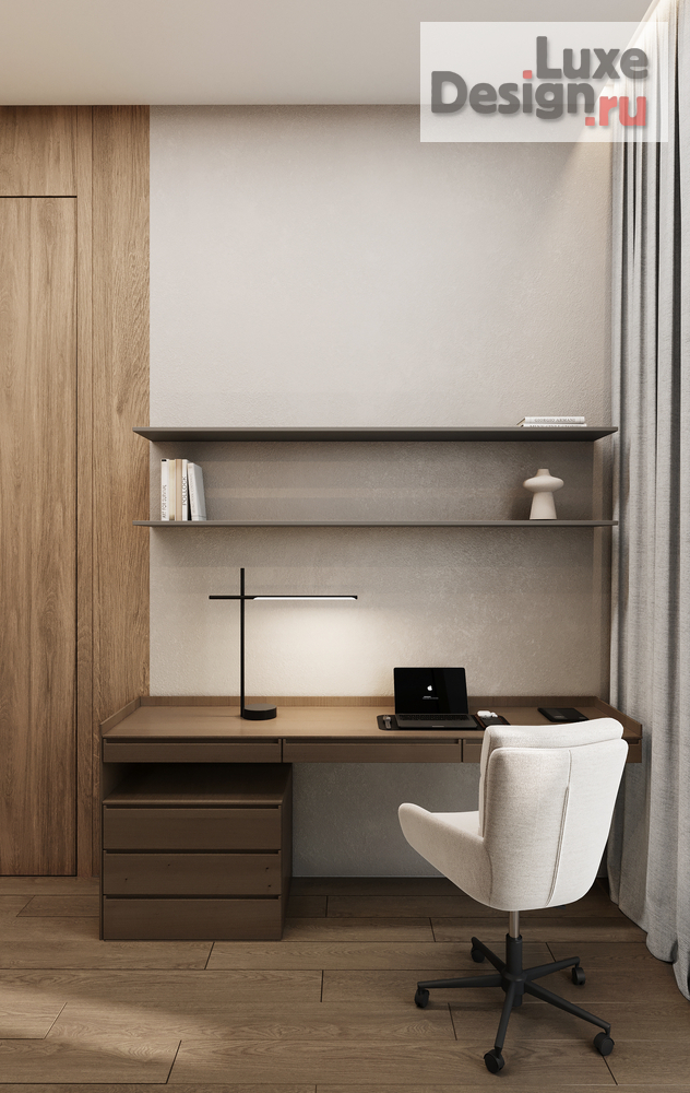 Дизайн интерьера четырехкомнатной квартиры "ЖК РЕКА 2" (фото 48)