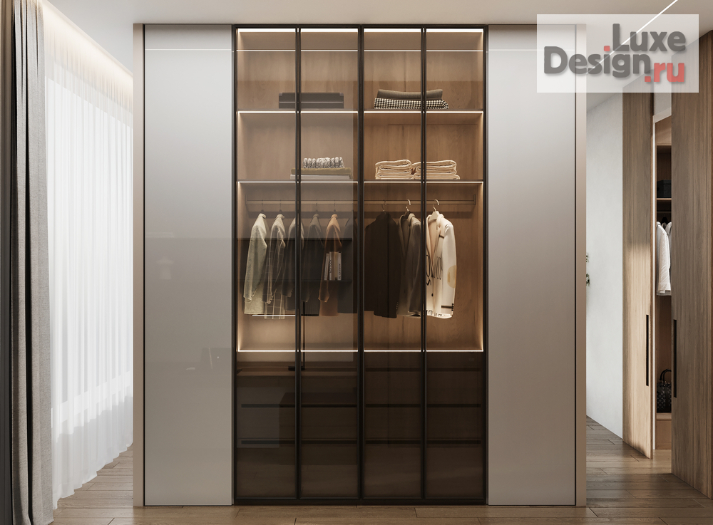 Дизайн интерьера четырехкомнатной квартиры "ЖК РЕКА 2" (фото 49)