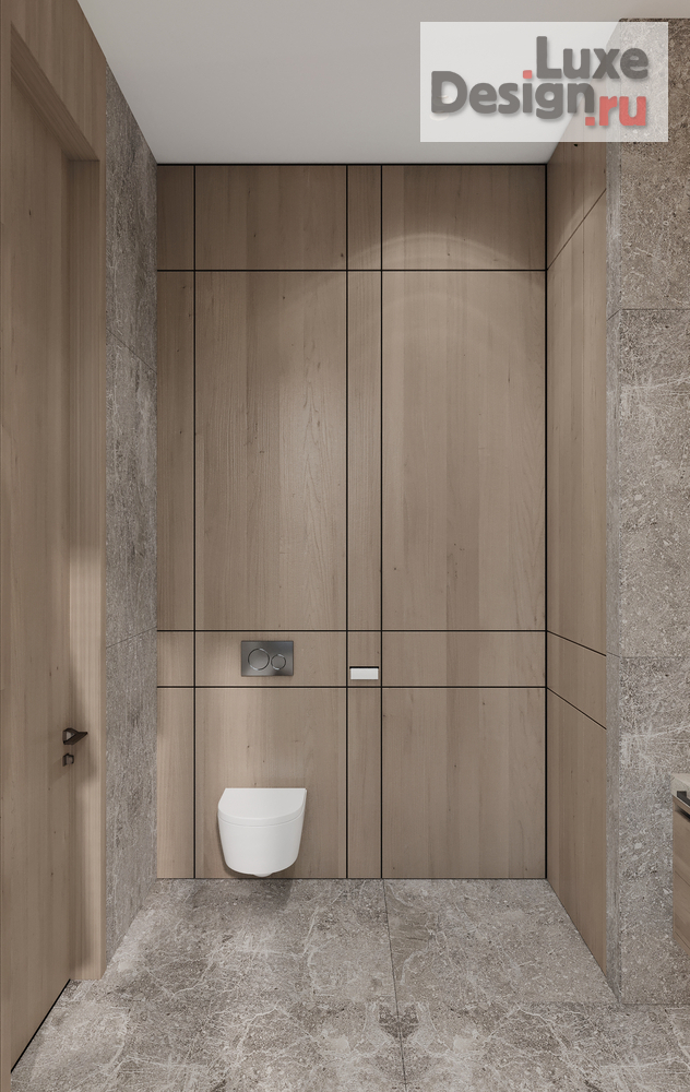 Дизайн интерьера четырехкомнатной квартиры "ЖК РЕКА 2" (фото 37)