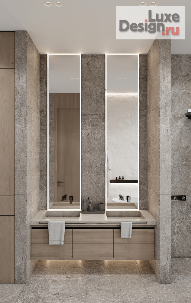 Дизайн интерьера четырехкомнатной квартиры "ЖК РЕКА 2" (фото 39)