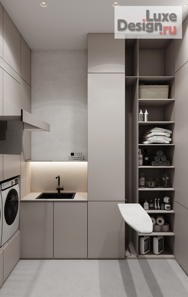 Дизайн интерьера четырехкомнатной квартиры "ЖК РЕКА 2" (фото 54)