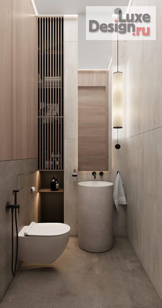 Дизайн интерьера четырехкомнатной квартиры "ЖК РЕКА 2" (фото 55)