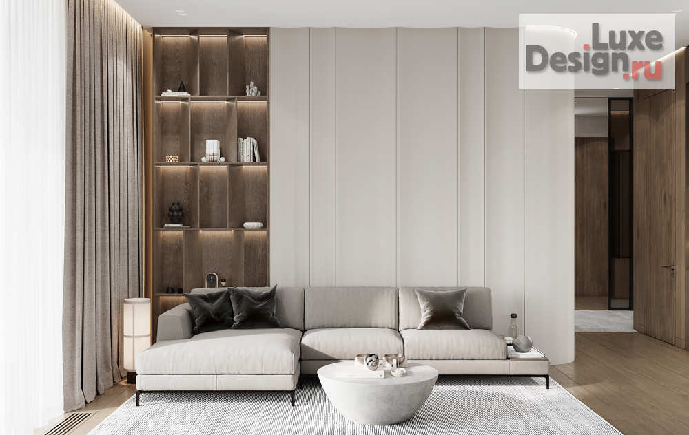 Дизайн интерьера четырехкомнатной квартиры "ЖК РЕКА 2" (фото 67)