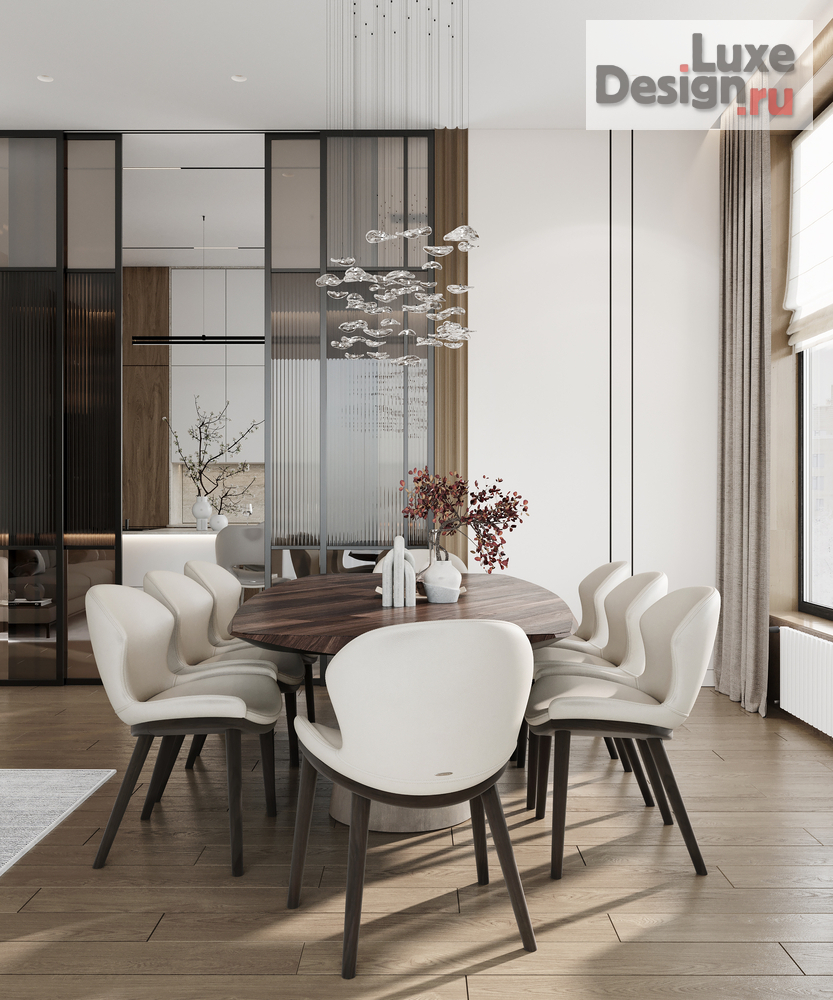 Дизайн интерьера четырехкомнатной квартиры "ЖК РЕКА 2" (фото 70)