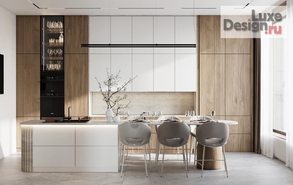 Дизайн интерьера четырехкомнатной квартиры "ЖК РЕКА 2" (фото 72)