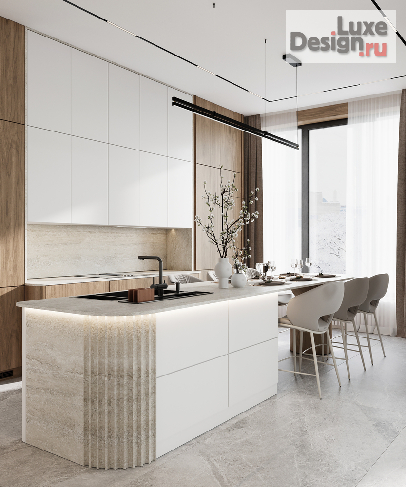 Дизайн интерьера четырехкомнатной квартиры "ЖК РЕКА 2" (фото 74)