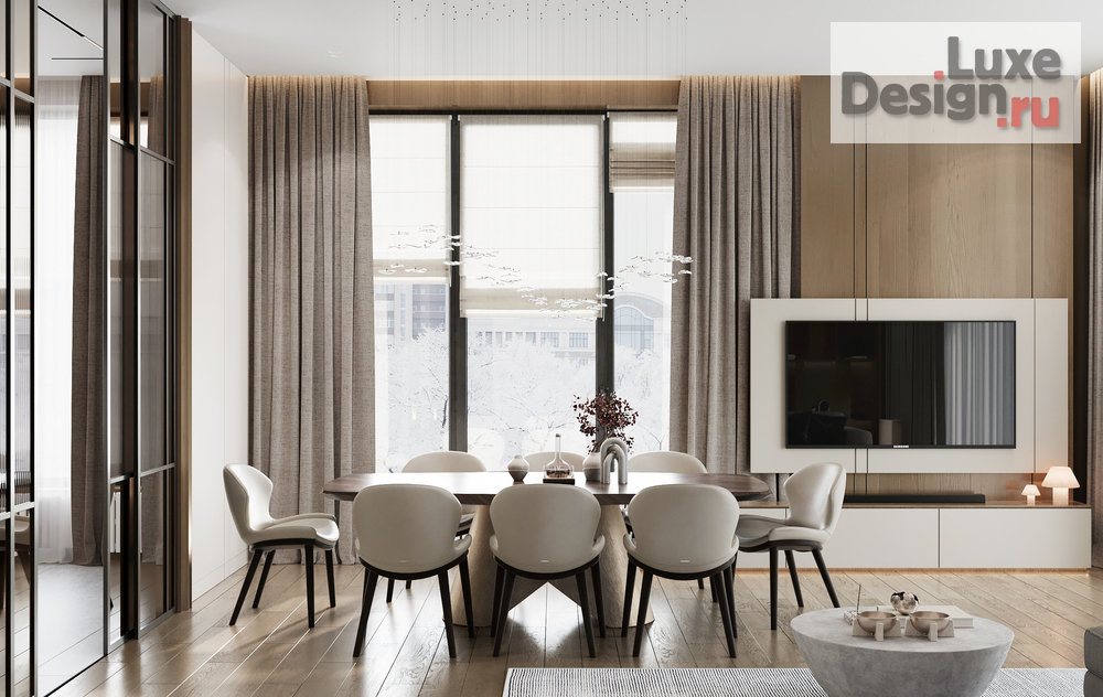 Дизайн интерьера четырехкомнатной квартиры "ЖК РЕКА 2" (фото 66)