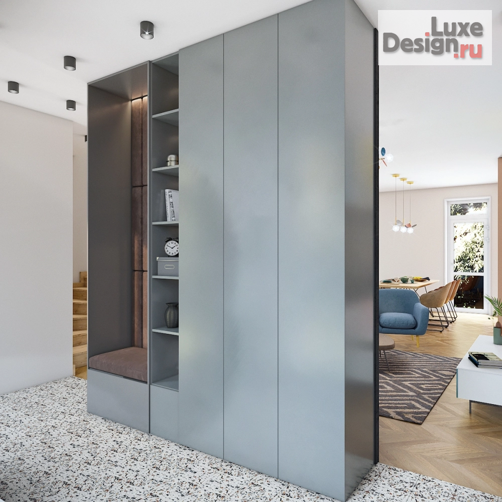 Дизайн интерьера таунхауса "Таунхаус" (фото 1) от дизайнера Андросова Дарья Олеговна Дизайн интерьера таунхауса "Таунхаус" (фото 1)