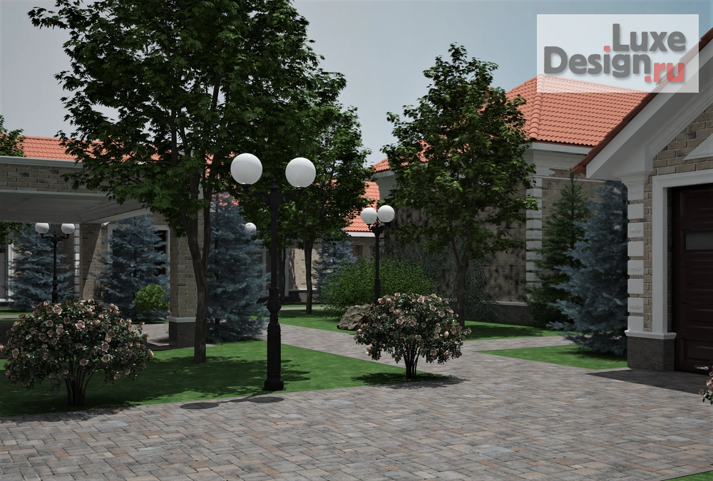 Частная архитектура "Дизайн экстерьера " (фото 4)