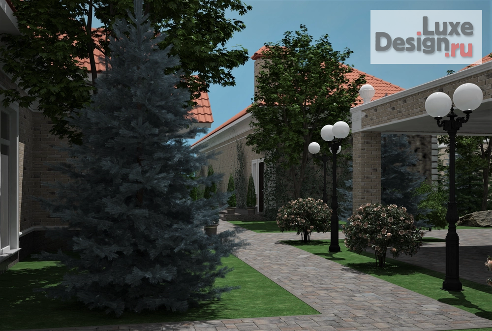 Частная архитектура "Дизайн экстерьера " (фото 7)