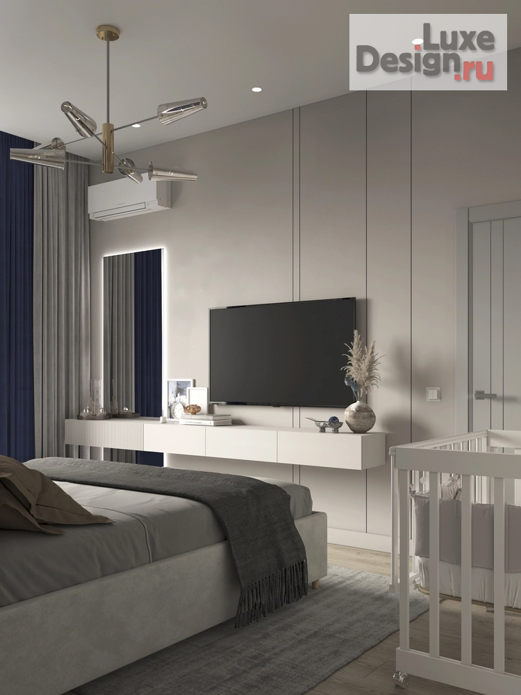 Дизайн интерьера двухкомнатной квартиры "Коллонтай" (фото 12)