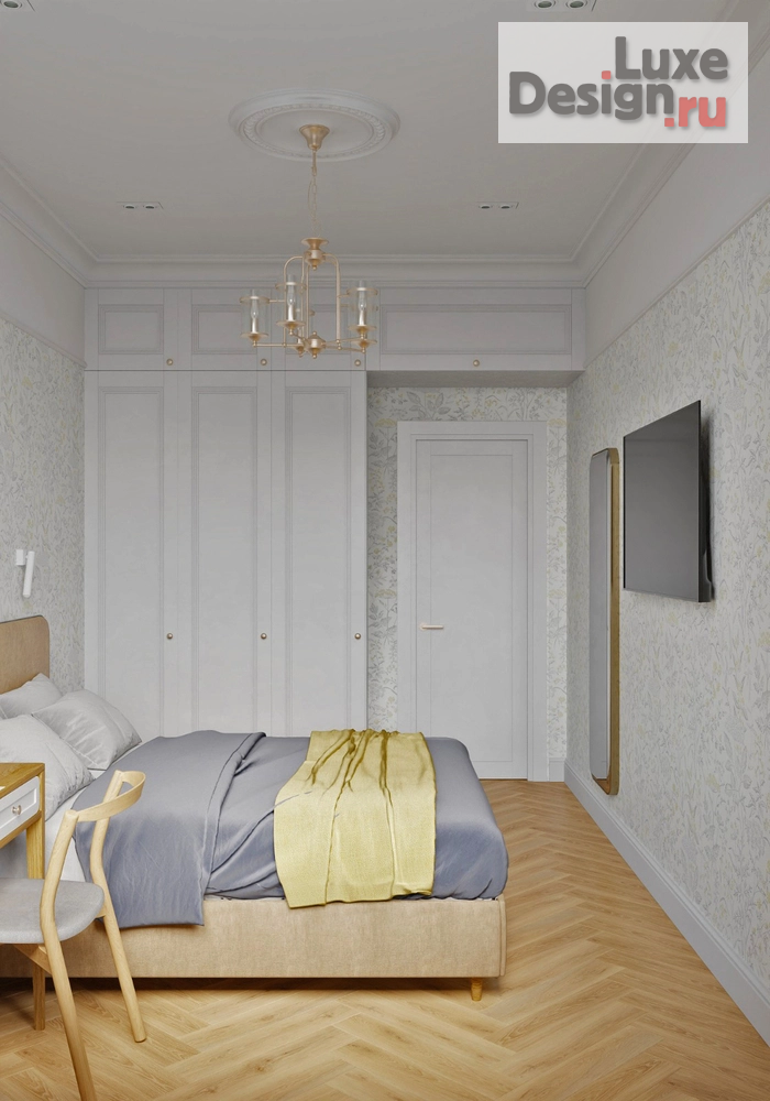 Дизайн интерьера двухкомнатной квартиры "Дизайн квартиры в Сталинке" (фото 5) от дизайнера Быкова Юлия Дизайн интерьера двухкомнатной квартиры "Дизайн квартиры в Сталинке" (фото 5)