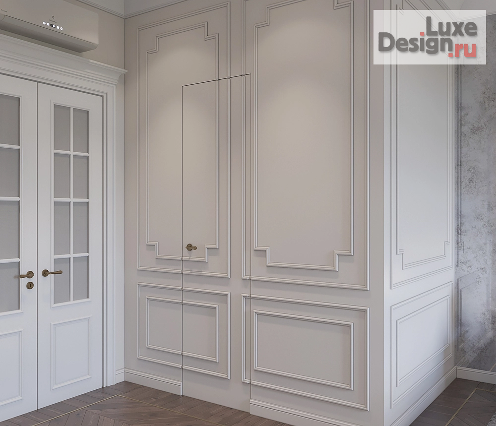 Дизайн интерьера трехкомнатной квартиры "Видовая квартира в центре с элементами французского стиля" (фото 10)