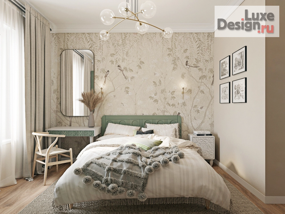 Дизайн интерьера двухкомнатной квартиры "Интерьер в теплых тонах Прованса" (фото 5)