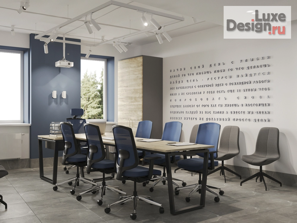 Дизайн интерьера офиса "Представительство компании в Москве" (фото 1)