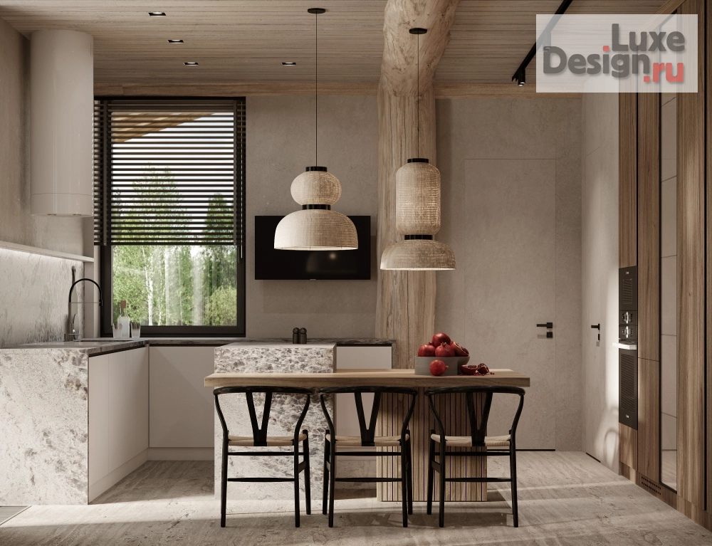 Дизайн интерьера загородного дома "Cozy House" (фото 3) от дизайнера Nisha design buro Дизайн интерьера загородного дома "Cozy House" (фото 3)