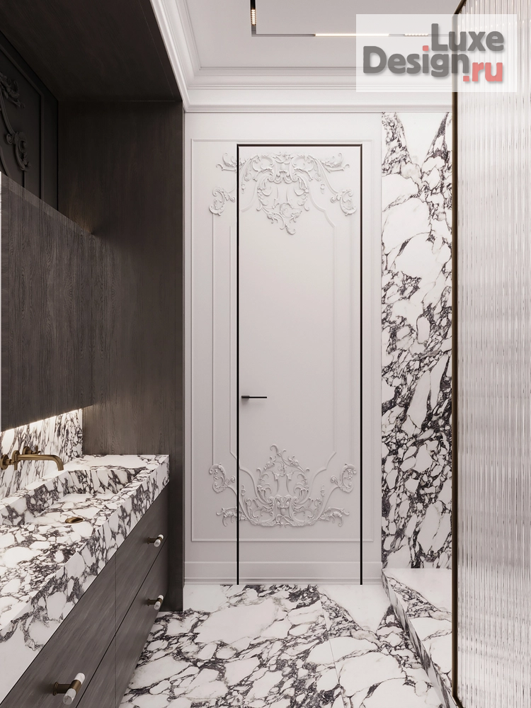 Дизайн интерьера трехкомнатной квартиры "ЖК Петровский квартал на воде" (фото 12)