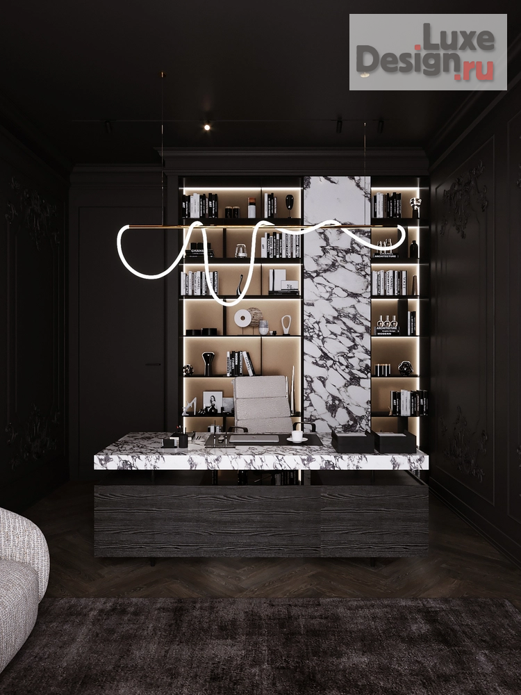 Дизайн интерьера трехкомнатной квартиры "ЖК Петровский квартал на воде" (фото 9)