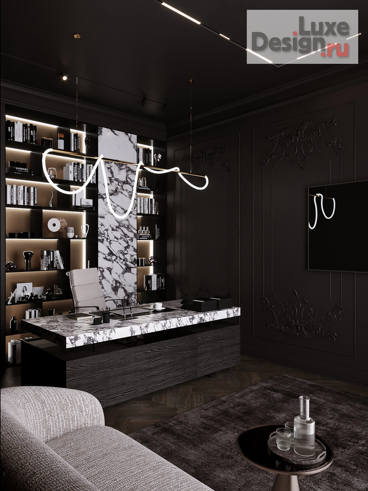 Дизайн интерьера трехкомнатной квартиры "ЖК Петровский квартал на воде" (фото 10)