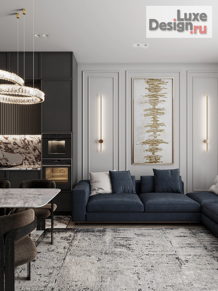 Дизайн интерьера трехкомнатной квартиры "ЖК Familia" (фото 1)