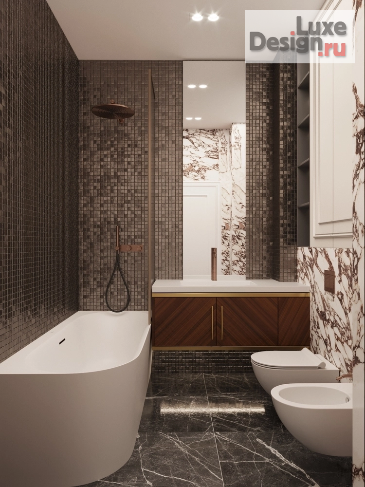 Дизайн интерьера трехкомнатной квартиры "ЖК Familia" (фото 9)