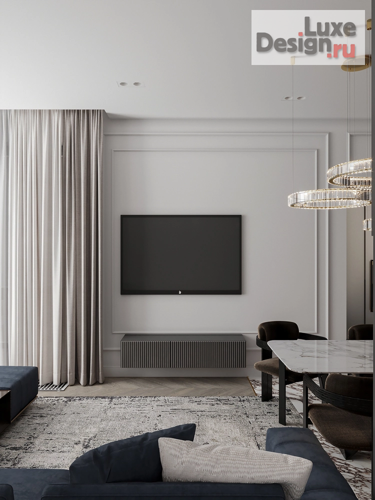 Дизайн интерьера трехкомнатной квартиры "ЖК Familia" (фото 2)