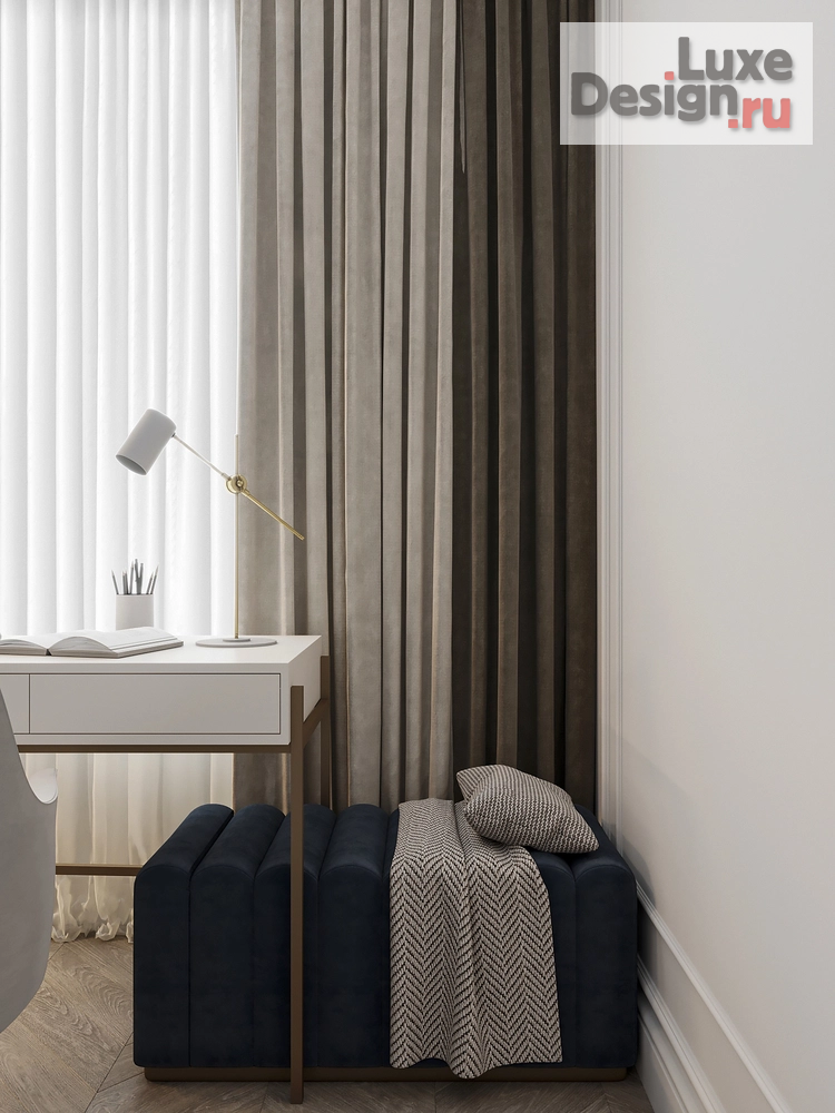 Дизайн интерьера трехкомнатной квартиры "ЖК Familia" (фото 8)