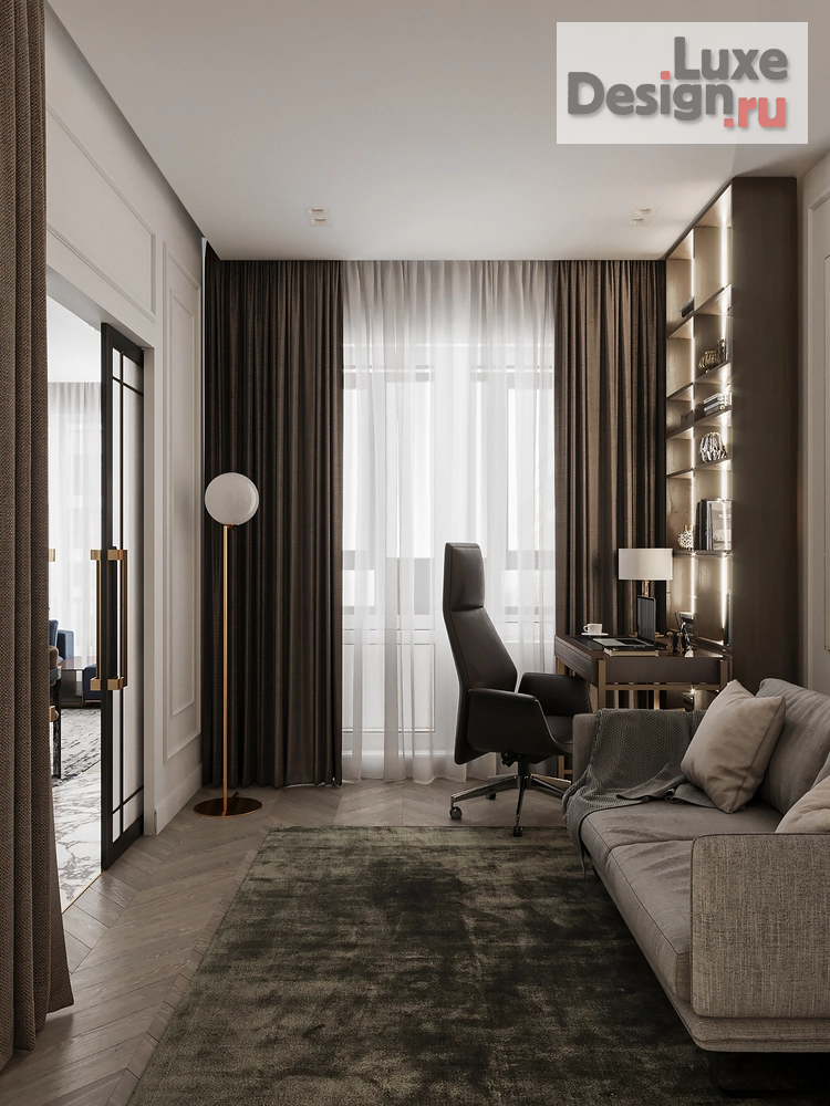 Дизайн интерьера трехкомнатной квартиры "ЖК Familia" (фото 4)