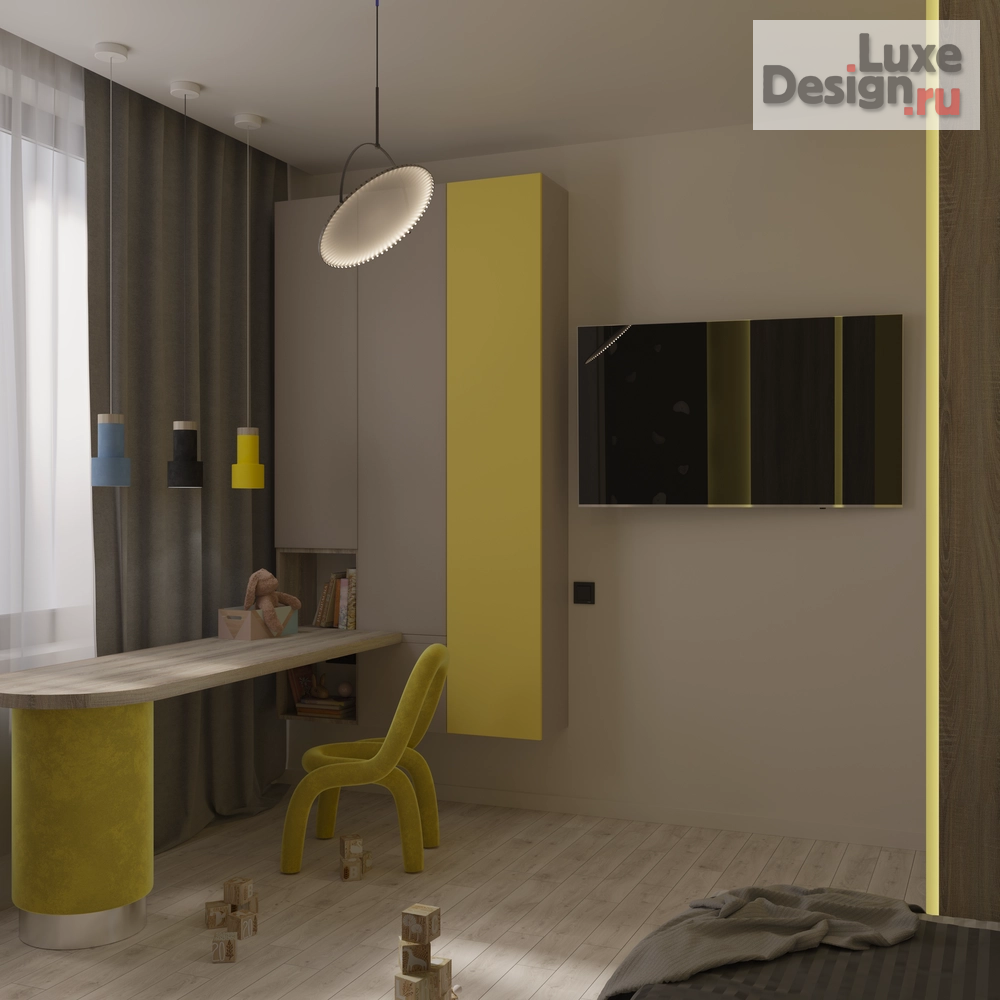 Дизайн интерьера трехкомнатной квартиры "Дизайн-проект квартиры " (фото 13)