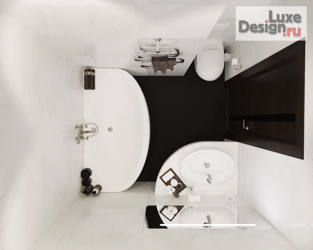 Дизайн интерьера двухкомнатной квартиры "ЖК "А101"" (фото 1)