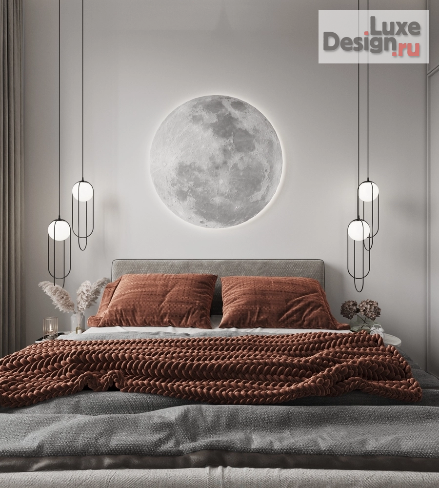 Дизайн интерьера двухкомнатной квартиры "ЖК ЗИЛАРТ. КВАРТИРА 42 м2. СПАЛЬНЯ." (фото 2)