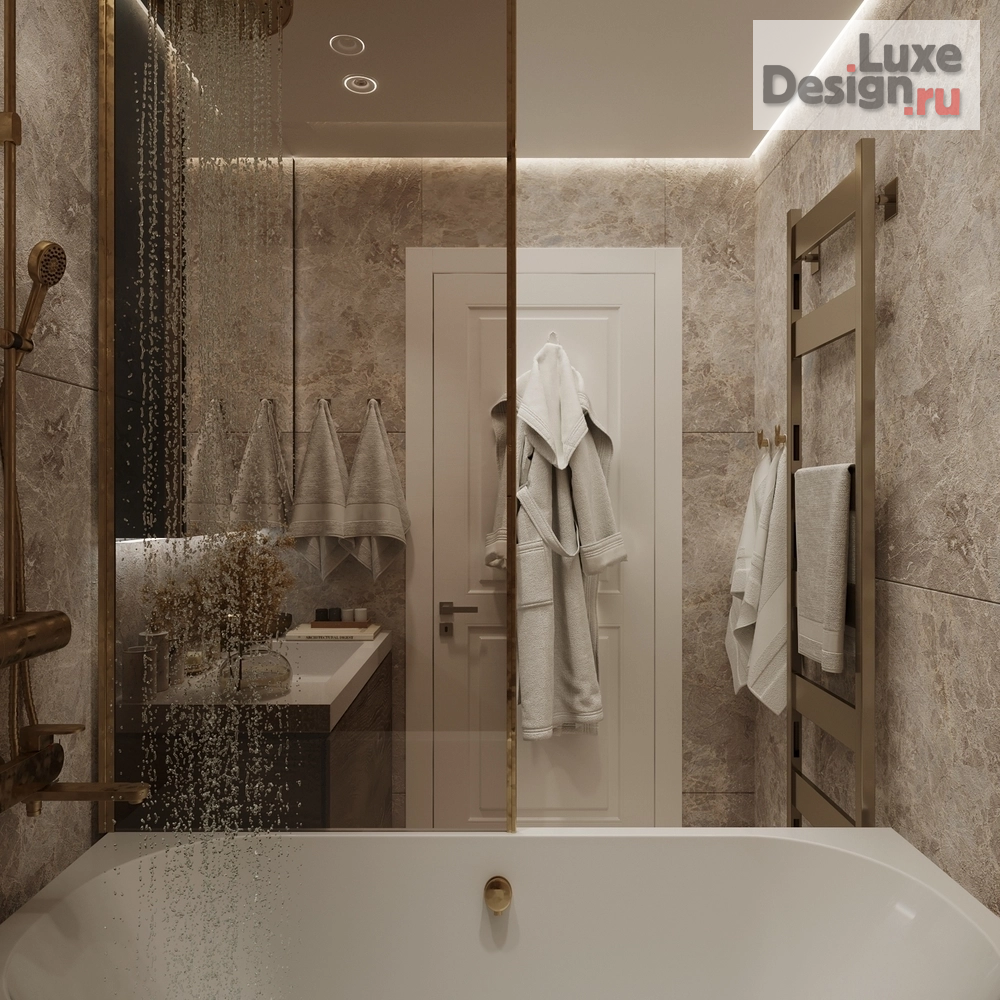 Дизайн интерьера трехкомнатной квартиры "Дизайн-проект квартиры в ЖК L'Club" (фото 45)