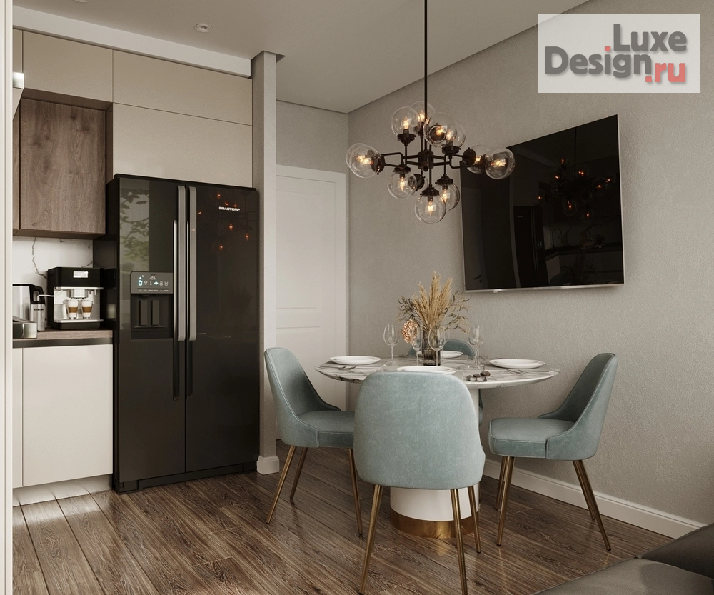 Дизайн интерьера трехкомнатной квартиры "Дизайн-проект квартиры в ЖК L'Club" (фото 7)