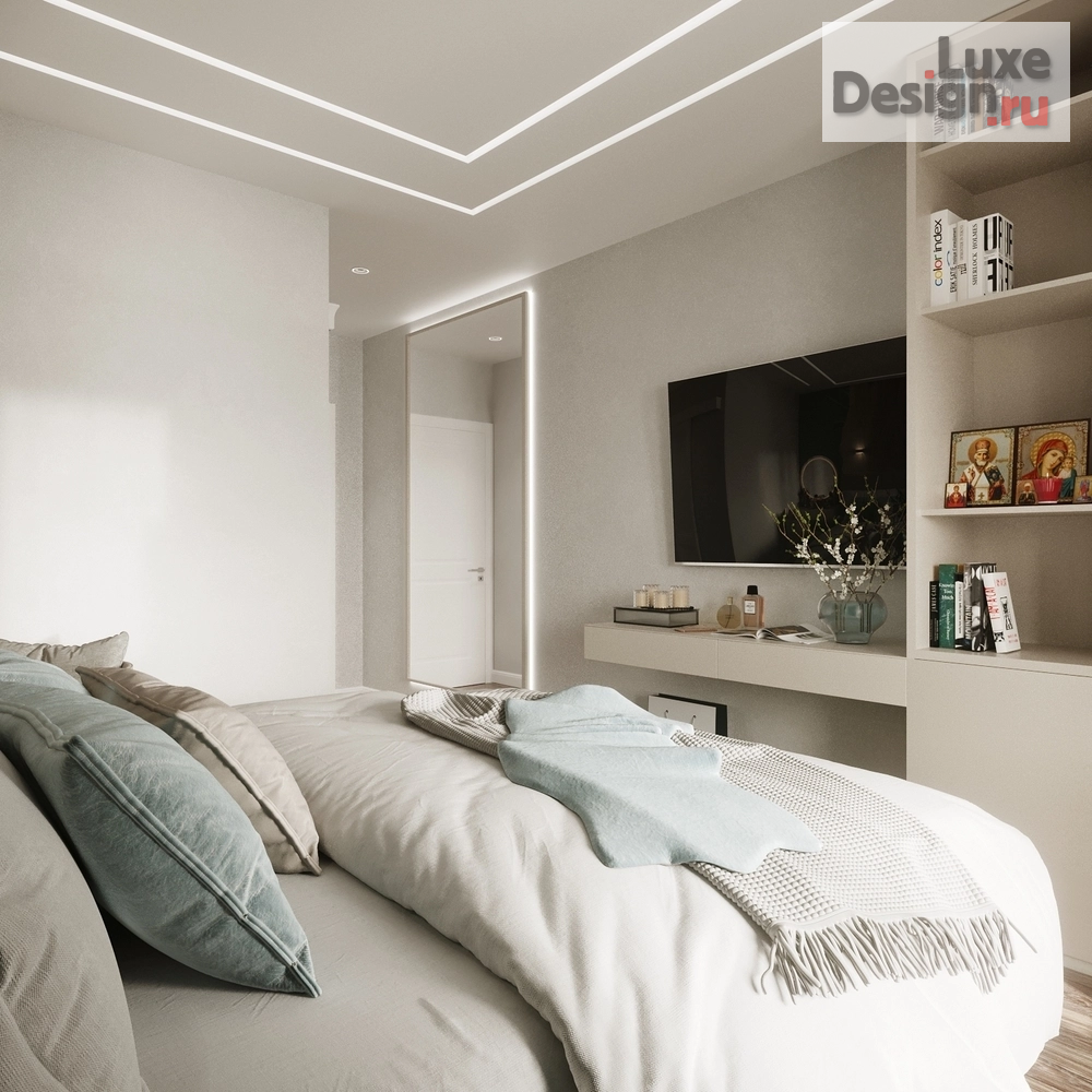 Дизайн интерьера трехкомнатной квартиры "Дизайн-проект квартиры в ЖК L'Club" (фото 32)