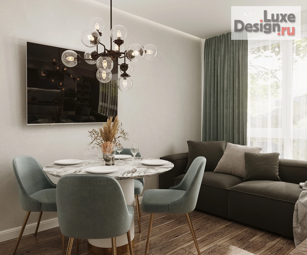 Дизайн интерьера трехкомнатной квартиры "Дизайн-проект квартиры в ЖК L'Club" (фото 8)