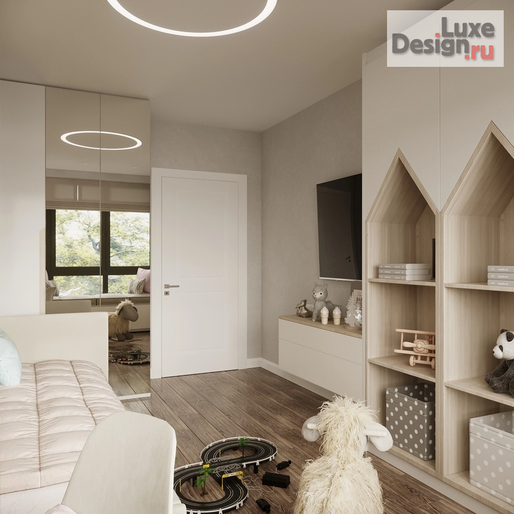 Дизайн интерьера трехкомнатной квартиры "Дизайн-проект квартиры в ЖК L'Club" (фото 13)