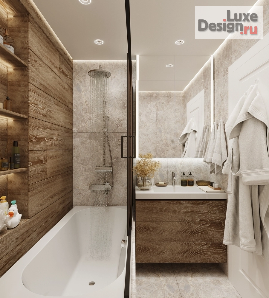 Дизайн интерьера трехкомнатной квартиры "Дизайн-проект квартиры в ЖК L'Club" (фото 48)